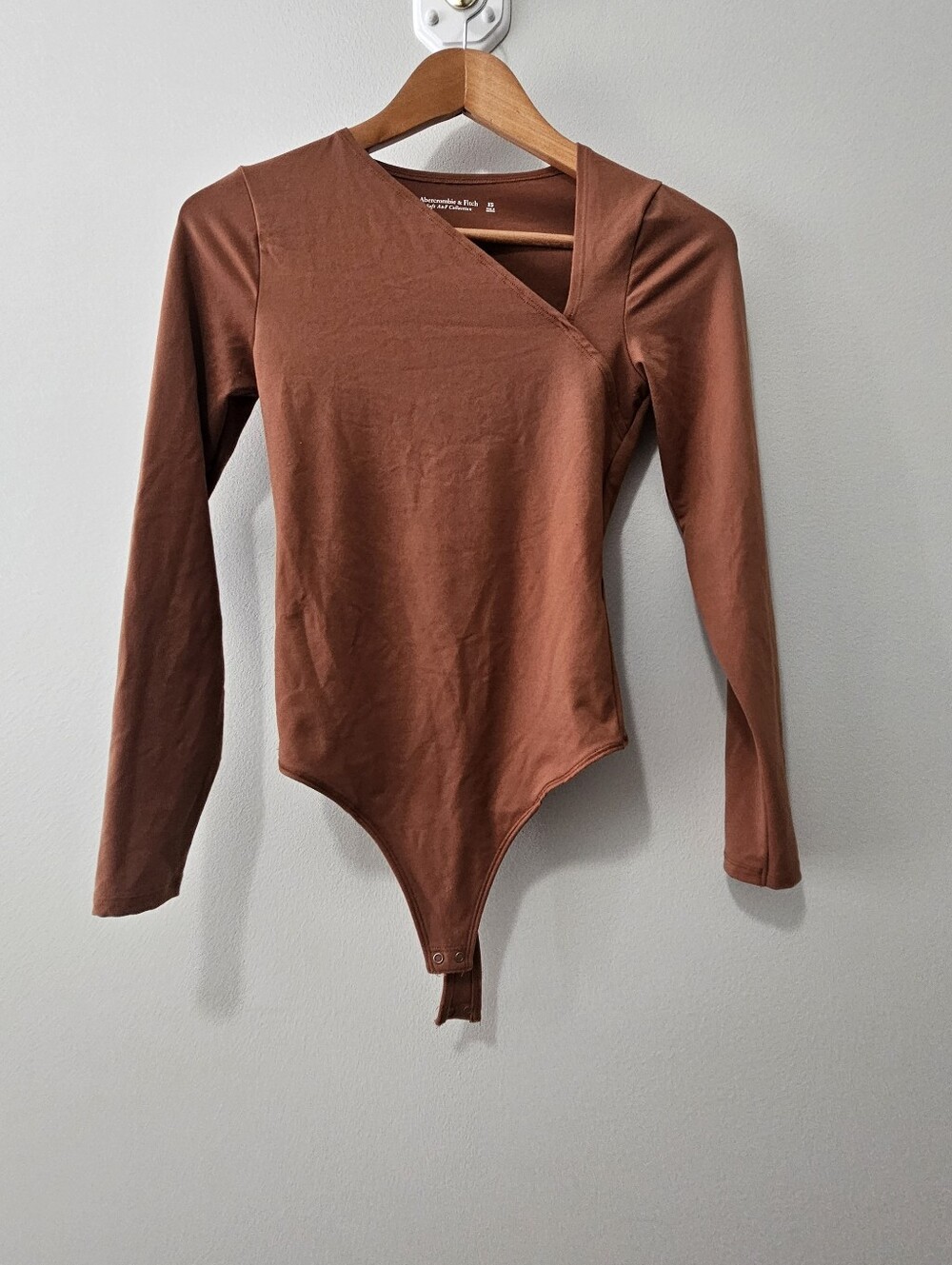 Abercrombie & Fitch Brown Long-Sleeve Bodysuits
